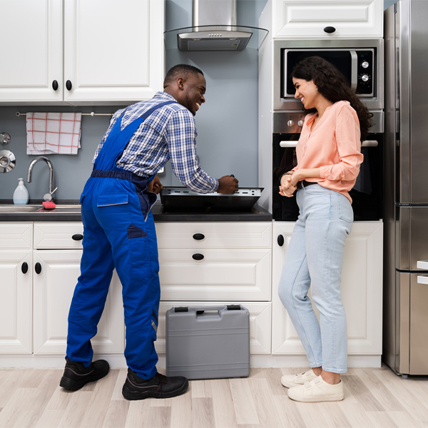 can you provide an estimate for cooktop repair before beginning any work in Hardwick